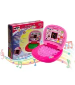 Battery Operated Educational Laptop With LED Display And Music For Kids