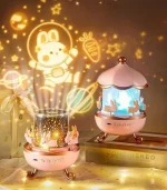 Bunny Carousel Night Light Projector