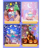 Bunny Carousel Night Light Projector