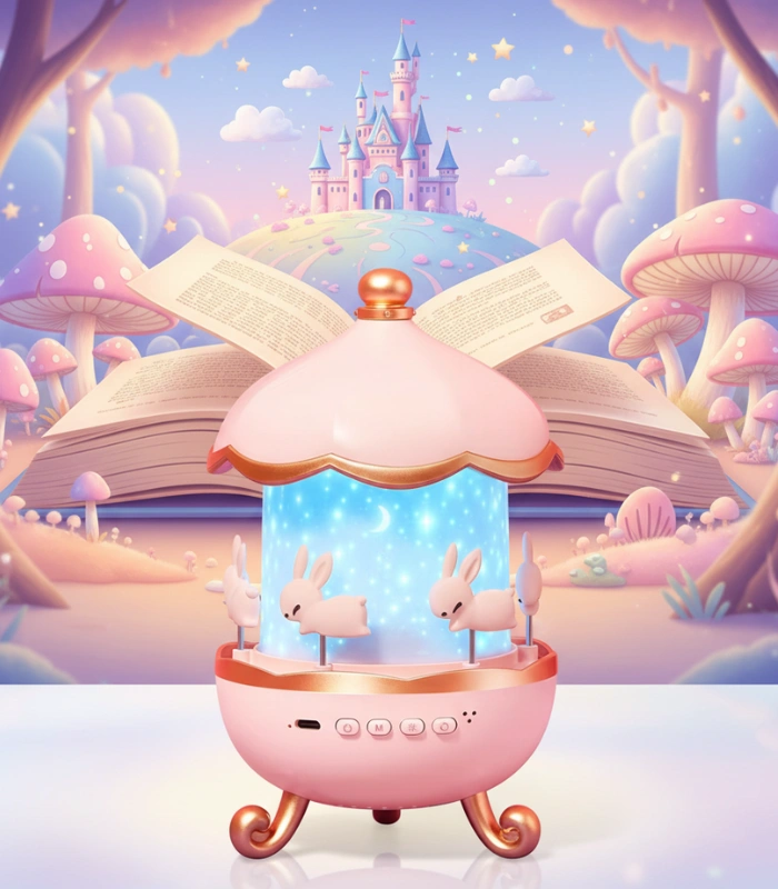Bunny Carousel Night Light Projector