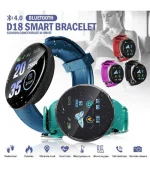 D18 Smart Watch for Men & Women Latest 1.3″ LED