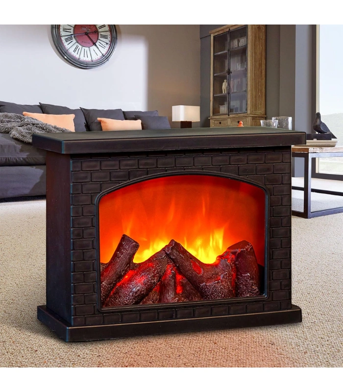 Home LED Fireplace Decorative Lantern Light