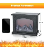 Home LED Fireplace Decorative Lantern Light