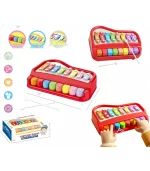Huanger Kids Piano Xylophone 8 Keys Musical Organ Toys for children