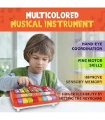 Huanger Kids Piano Xylophone 8 Keys Musical Organ Toys for children