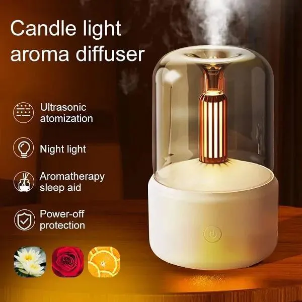 LED NiRetro Lamp Air Humidifier Wireless Aroma-Diffuser