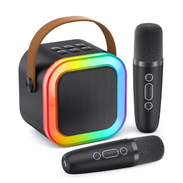 Mini Karaoke Speaker with Wireless Microphone