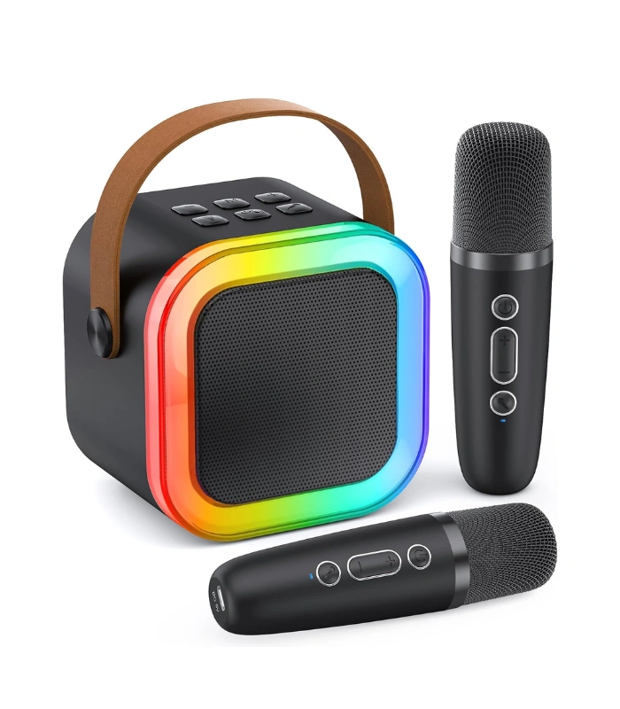 Mini Karaoke Speaker with Wireless Microphone