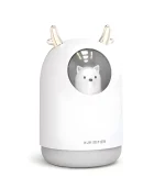 Rabbit Shape Humidifier Cool Mist Scented Air Oil Diffuser With LED Light 1pc