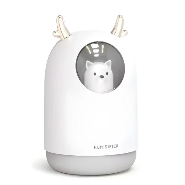 Rabbit Shape Humidifier Cool Mist Scented Air Oil Diffuser With LED Light 1pc