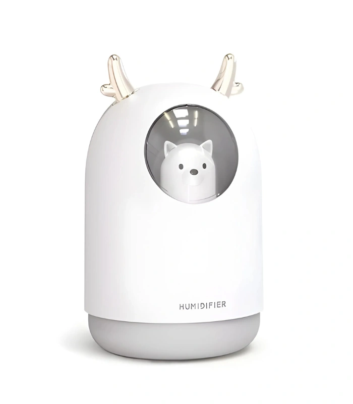 Rabbit Shape Humidifier Cool Mist Scented Air Oil Diffuser With LED Light 1pc