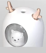 Rabbit Shape Humidifier Cool Mist Scented Air Oil Diffuser With LED Light 1pc