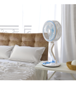 Rechargeable Folding Table Fan with Led Light LR-2018