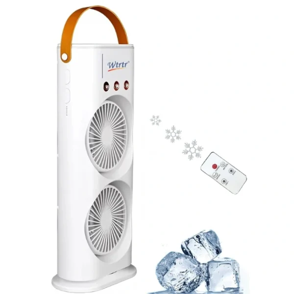 Rechargeable Remote Control Double-Ended Portable Air Cooler Fan