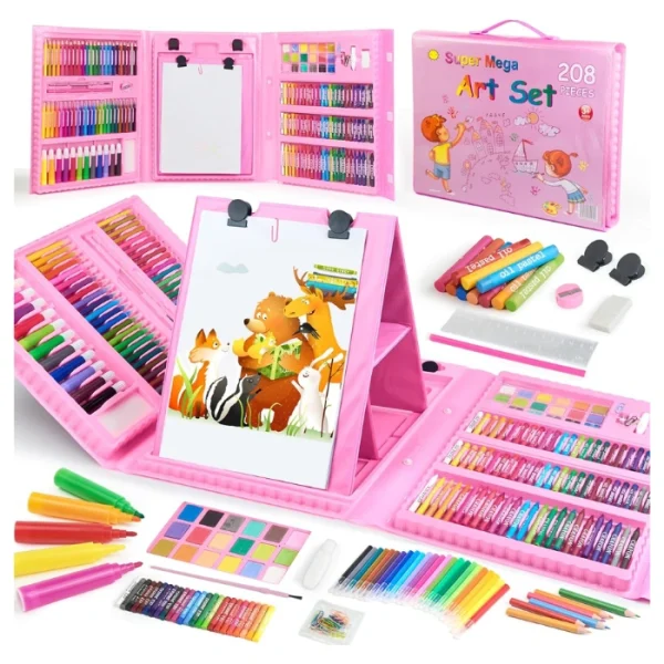 Super Mega Drawing Art Set Painting For Kids -208pc