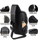 Waterproof Anti-Theft Crossbody Bag