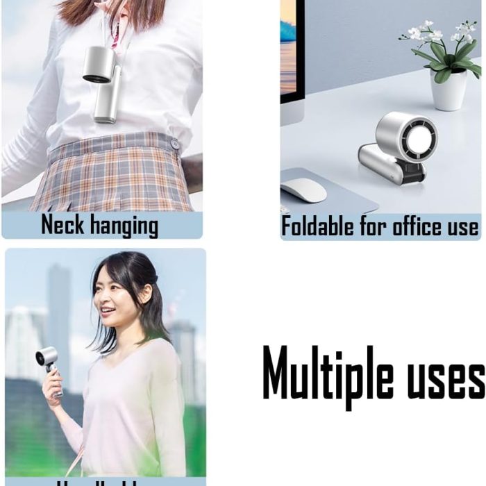 Digital Display Turbo Handheld Fan