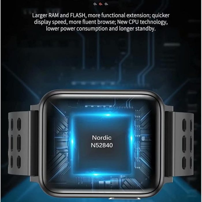 V5 Bluetooth Waterproof Blood Pressure Smartwatch