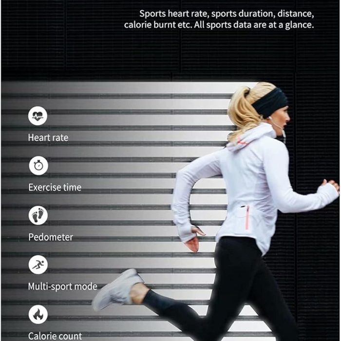 V5 Bluetooth Waterproof Blood Pressure Smartwatch